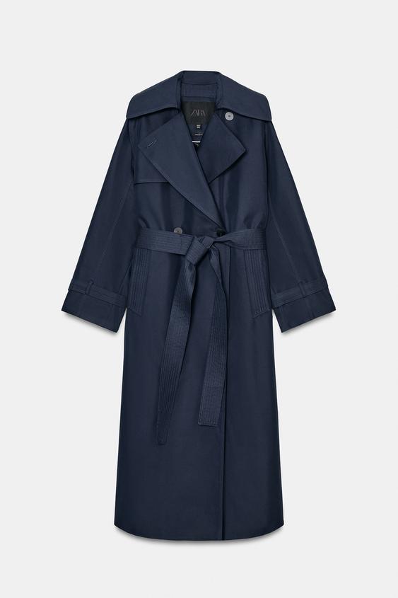 Trench oversize avec ceinture ZW Collection