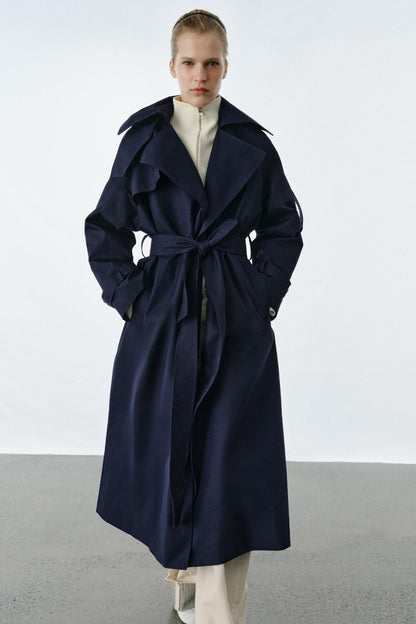 Trench oversize avec ceinture ZW Collection
