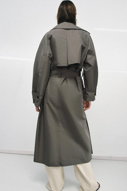 Trench oversize avec ceinture ZW Collection