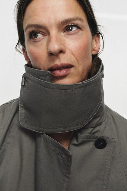 Trench oversize avec ceinture ZW Collection