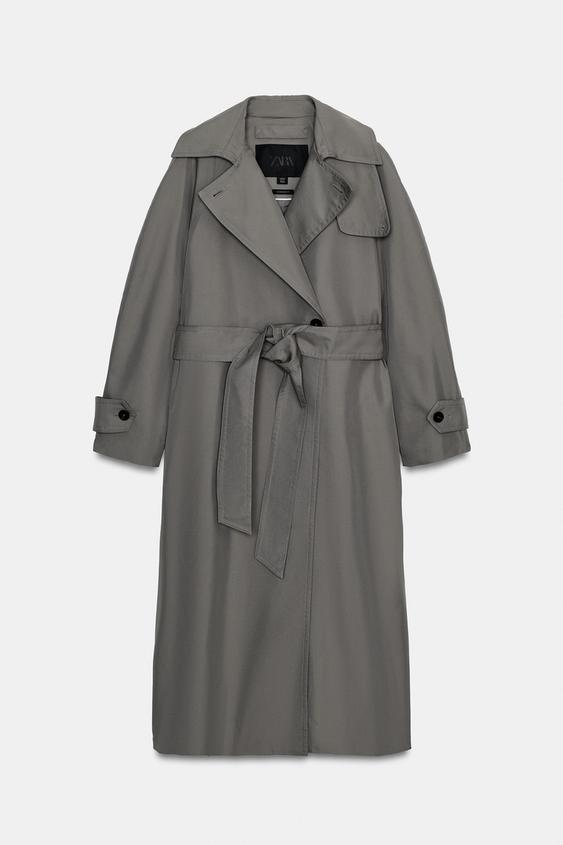 Trench oversize avec ceinture ZW Collection