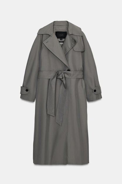 Trench oversize avec ceinture ZW Collection