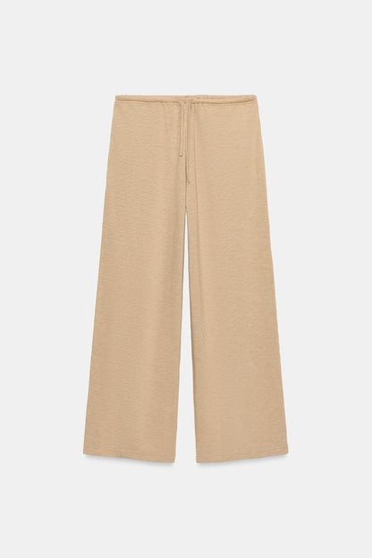 Pantalon droit en coton
