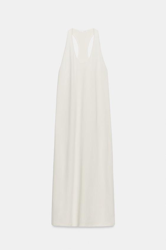 Robe longue en coton