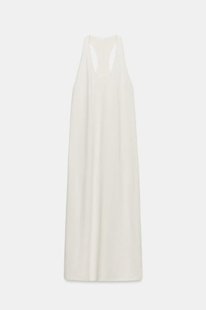 Robe longue en coton