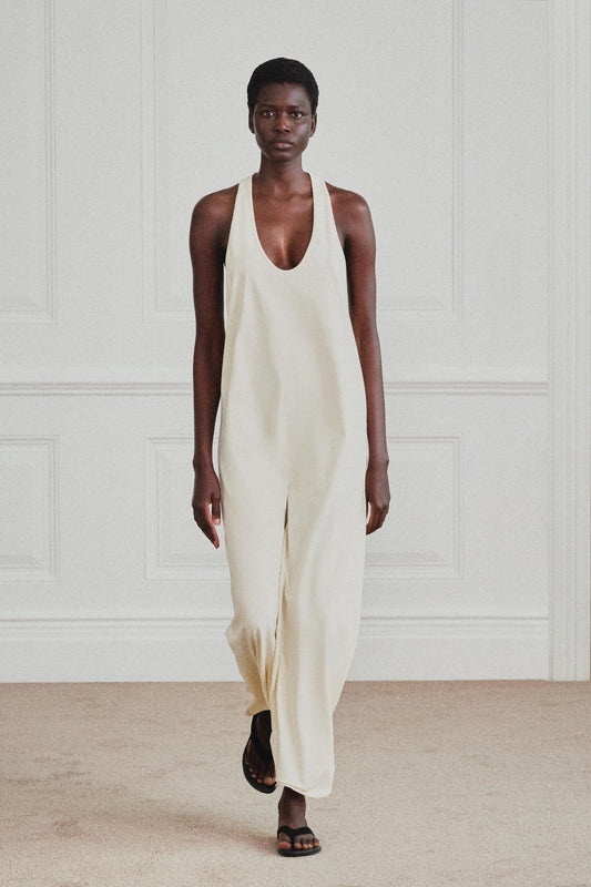 Robe longue en coton