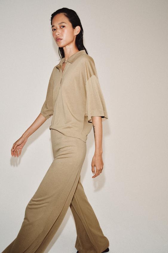Pantalon droit fluide