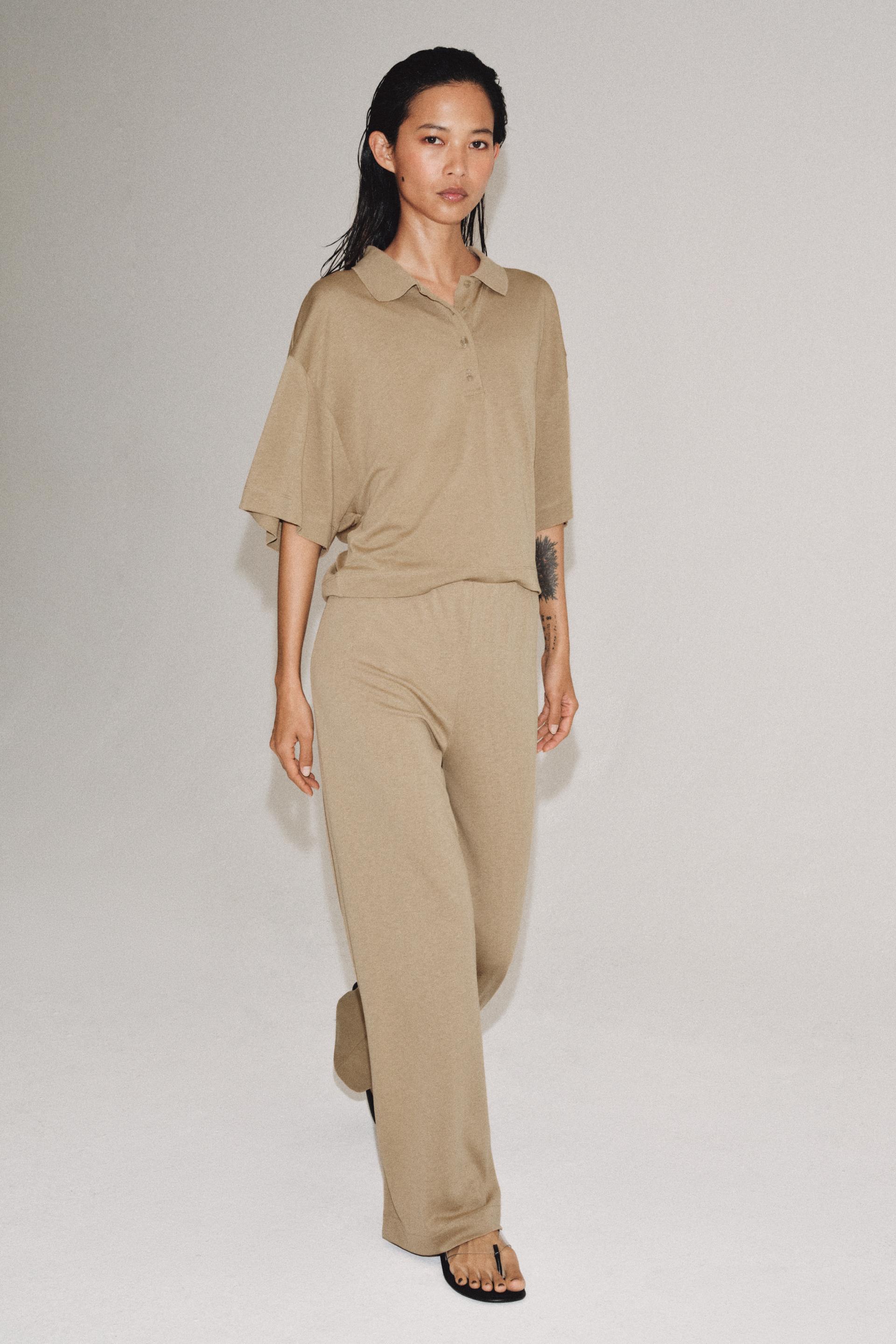 Pantalon droit fluide