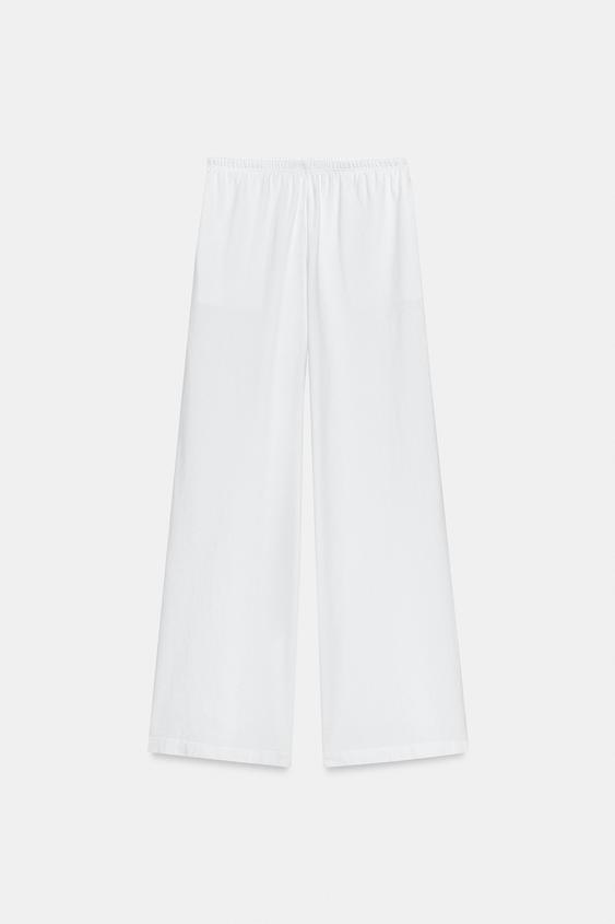 Pantalon droit en coton