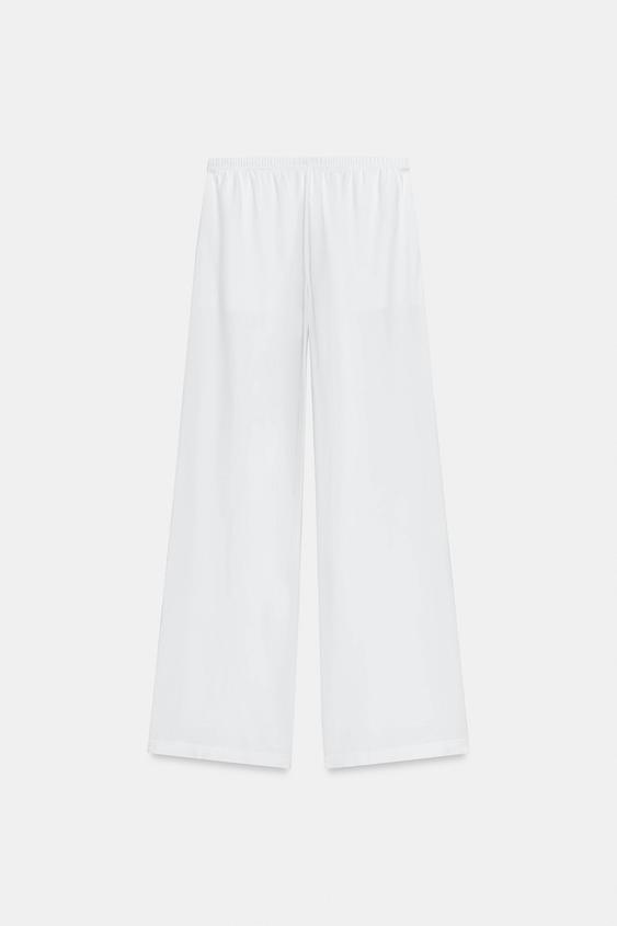 Pantalon droit en coton
