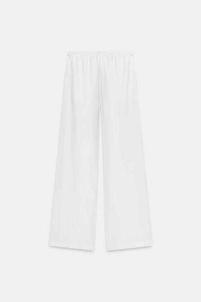 Pantalon droit en coton