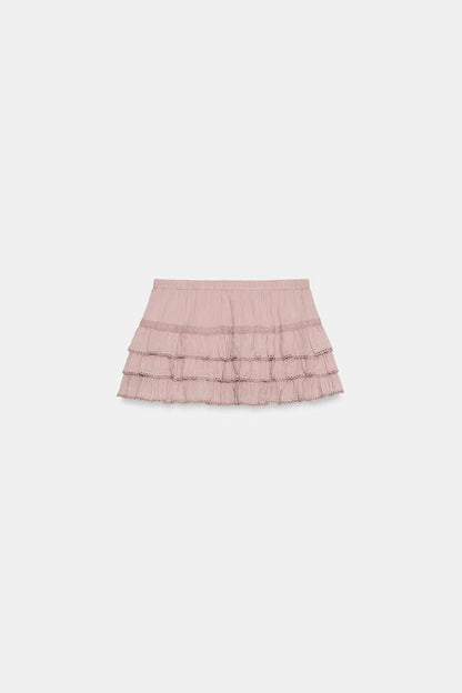 Jupe-culotte à volants