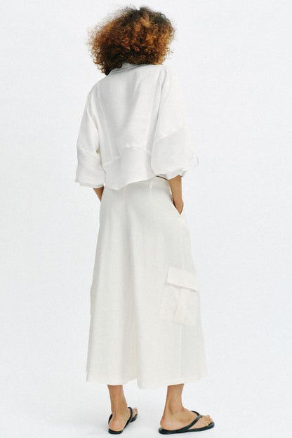 Pantalon-culotte à poches
