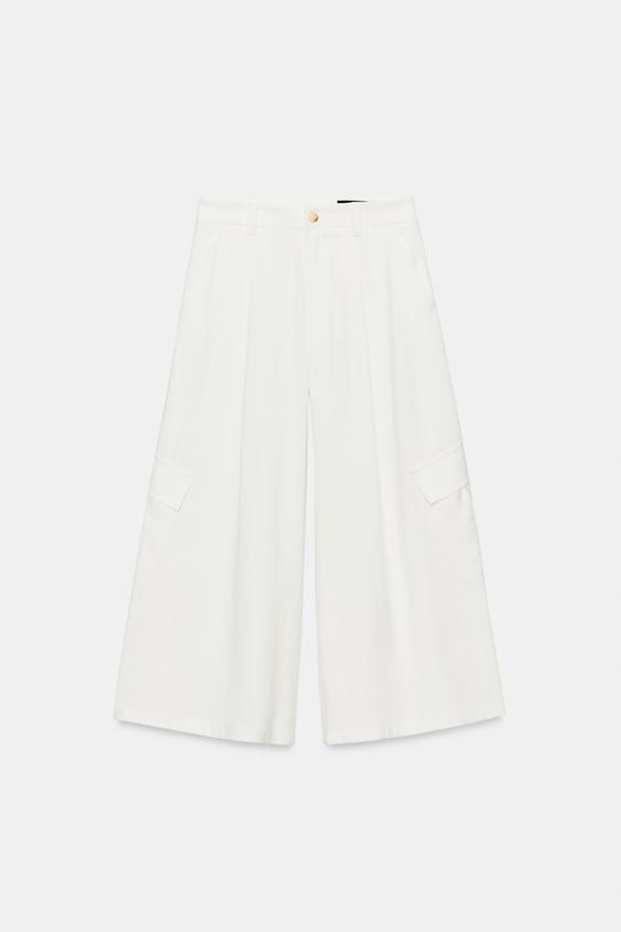 Pantalon-culotte à poches