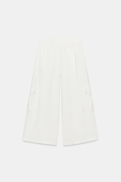 Pantalon-culotte à poches