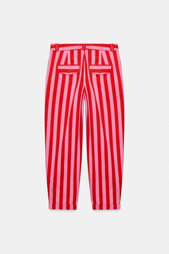 Pantalon chino à rayures