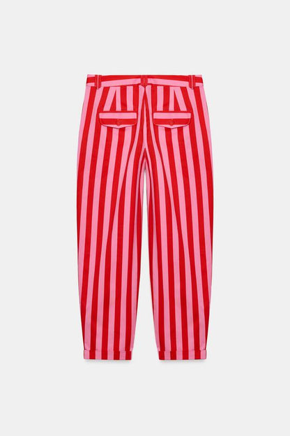 Pantalon chino à rayures