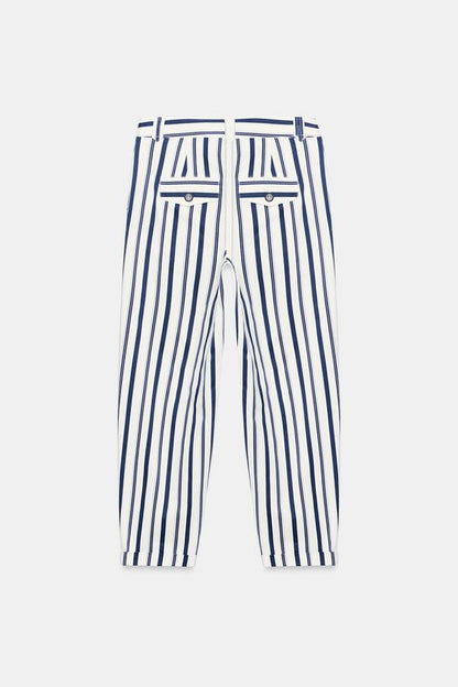 Pantalon chino à rayures