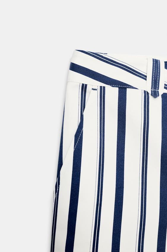 Pantalon chino à rayures