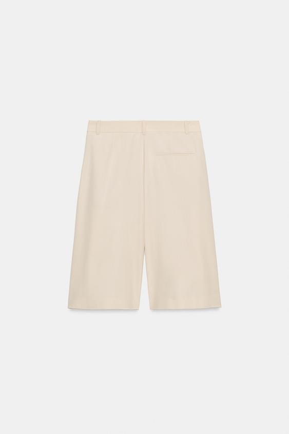 Bermuda à plis en laine ZW Collection Édition limitée