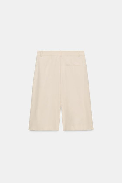 Bermuda à plis en laine ZW Collection Édition limitée
