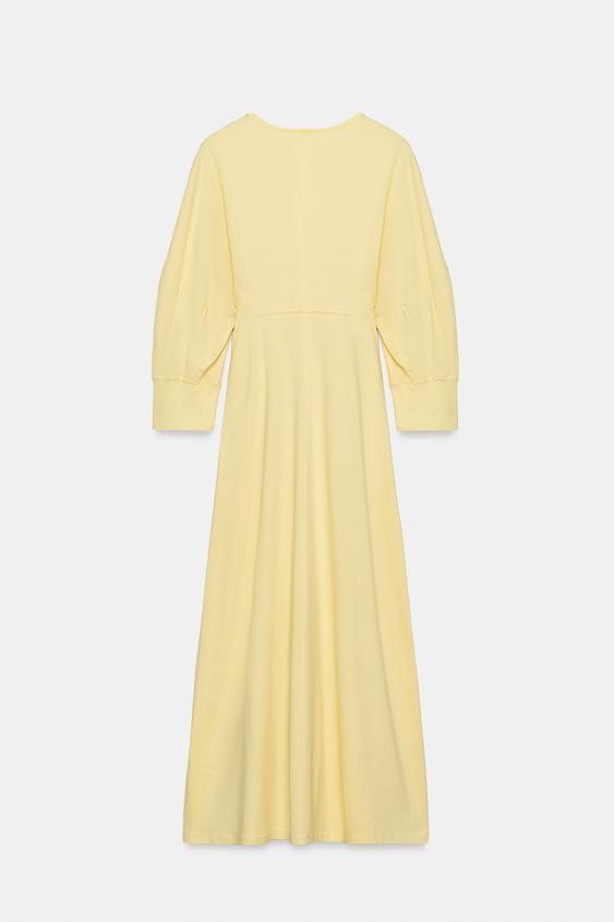 Robe midi à boutons