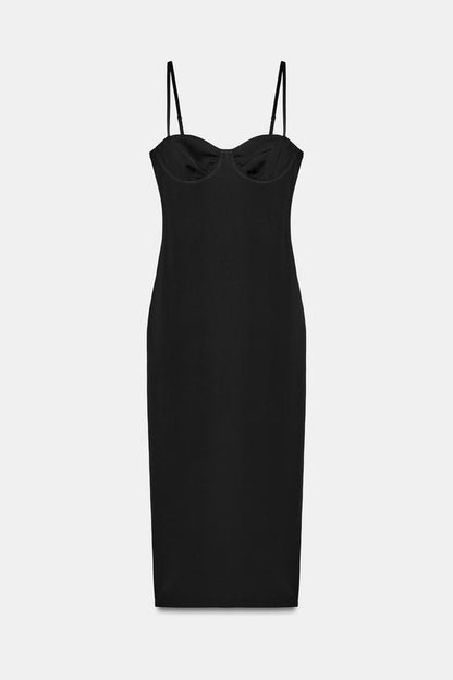 Robe à décolleté cœur