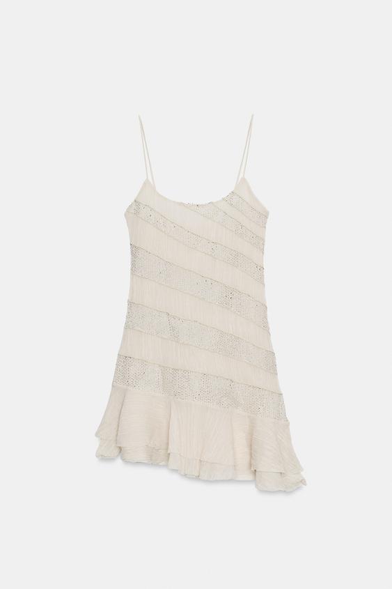 Robe nuisette à perles