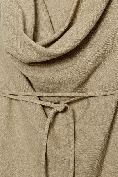 Top en lin avec ceinture ZW Collection