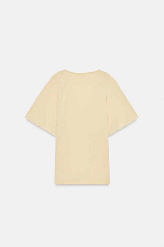 Top fluide à décolleté en V