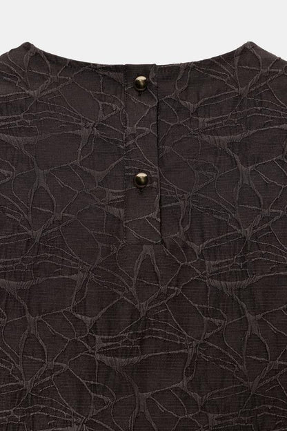 Top ballon peplum
