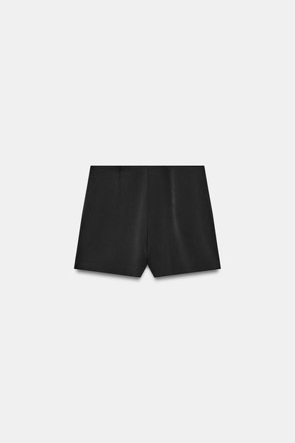Jupe-culotte en dentelle à fentes