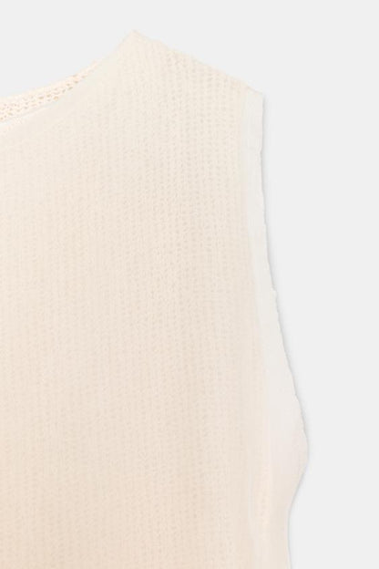 Top asymétrique sans manches