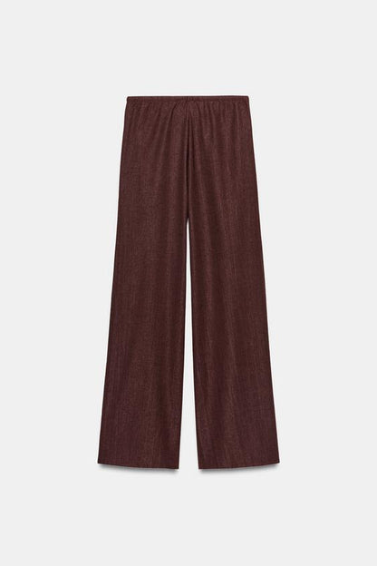 Pantalon texturé droit