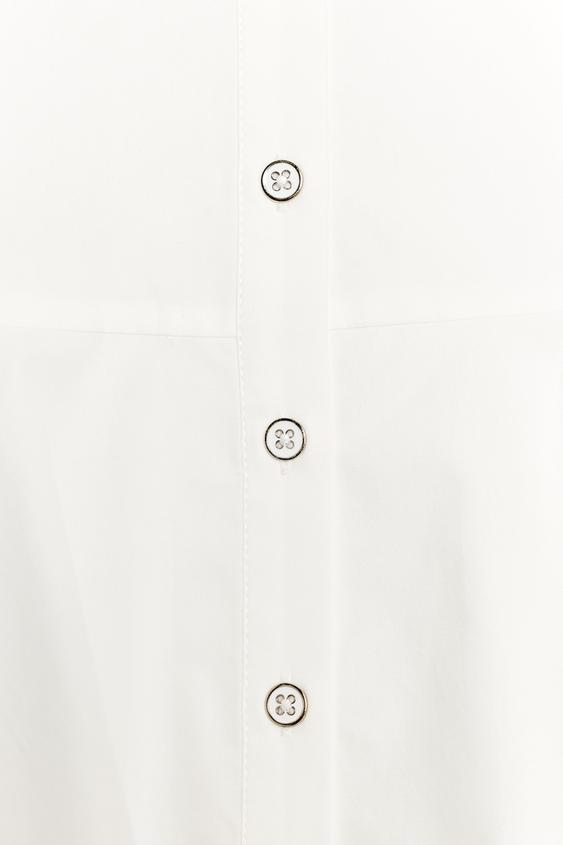 Chemise dos-nu peplum