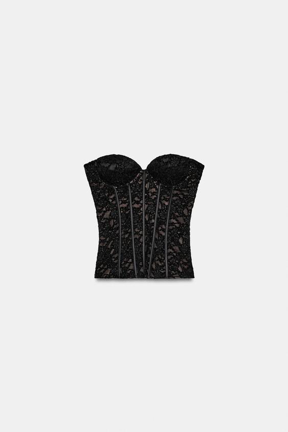 Corset en dentelle