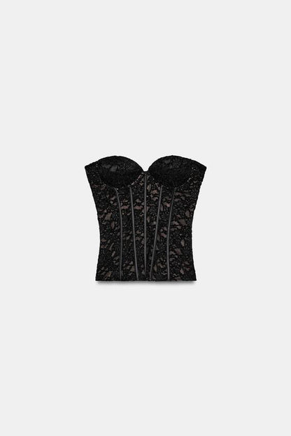 Corset en dentelle