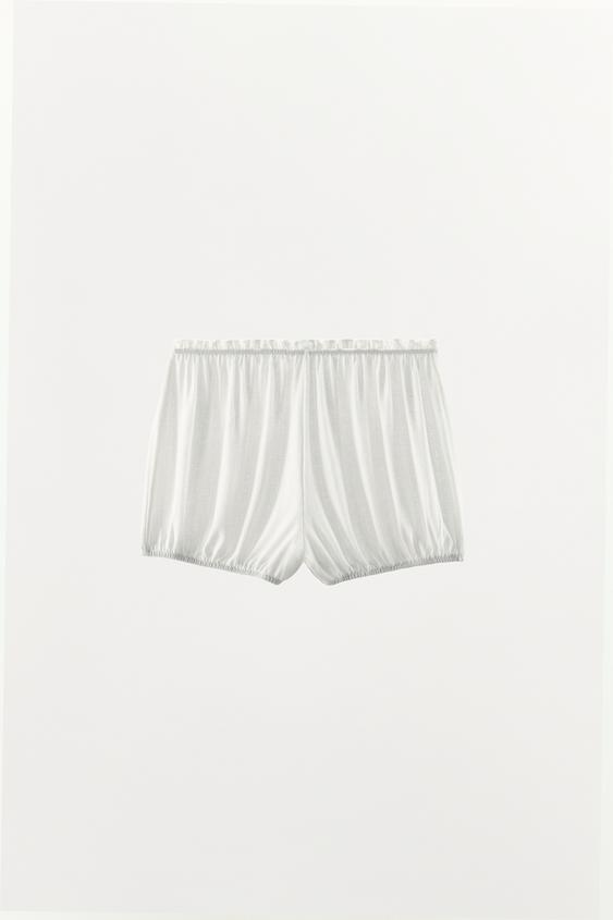 Short ballon pointelle
