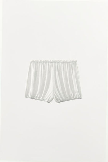 Short ballon pointelle