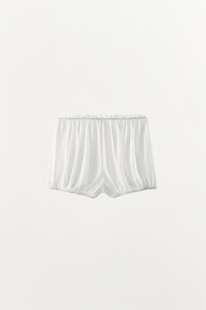 Short ballon pointelle
