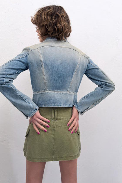 Jupe-culotte à poches