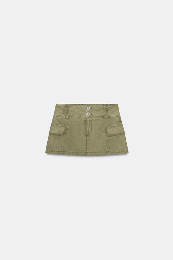 Jupe-culotte à poches