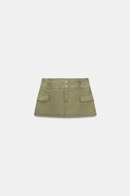 Jupe-culotte à poches