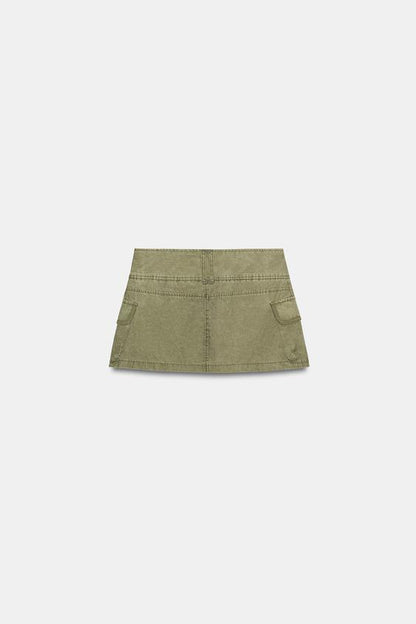 Jupe-culotte à poches