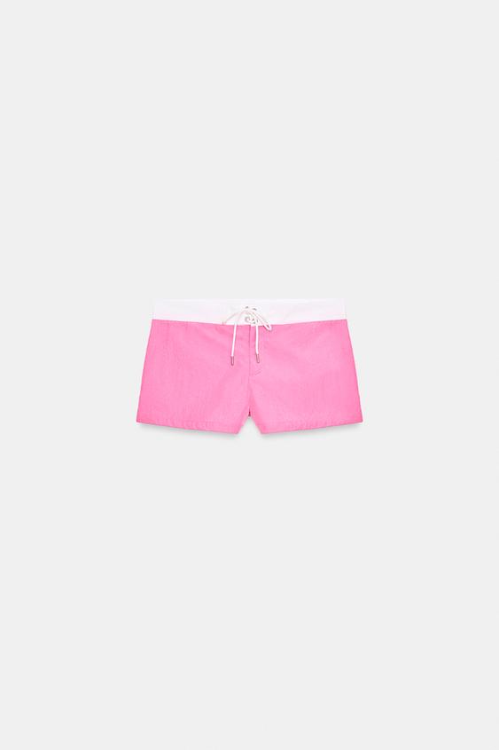 Short en nylon à cordons