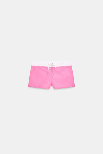 Short en nylon à cordons