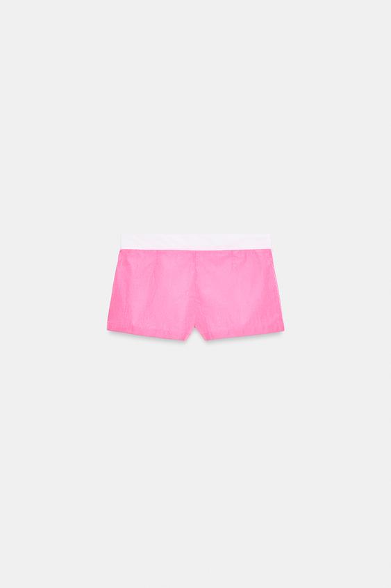 Short en nylon à cordons