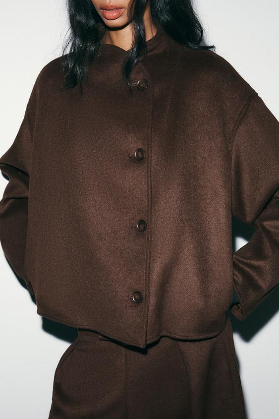 Blouson doux croisé