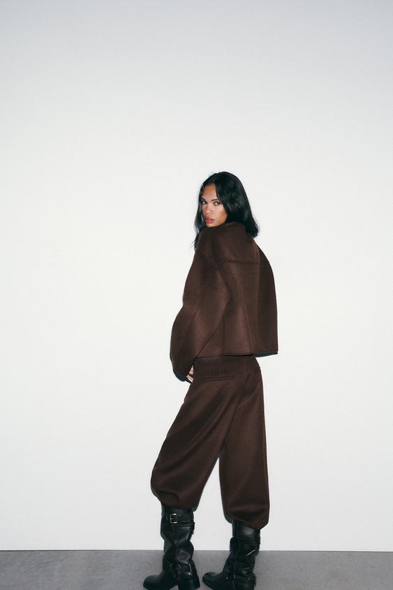 Blouson doux croisé