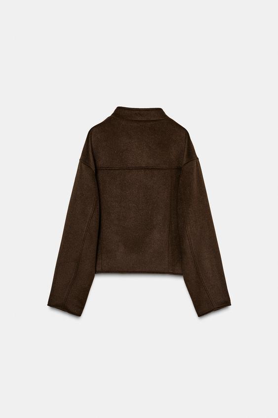 Blouson doux croisé